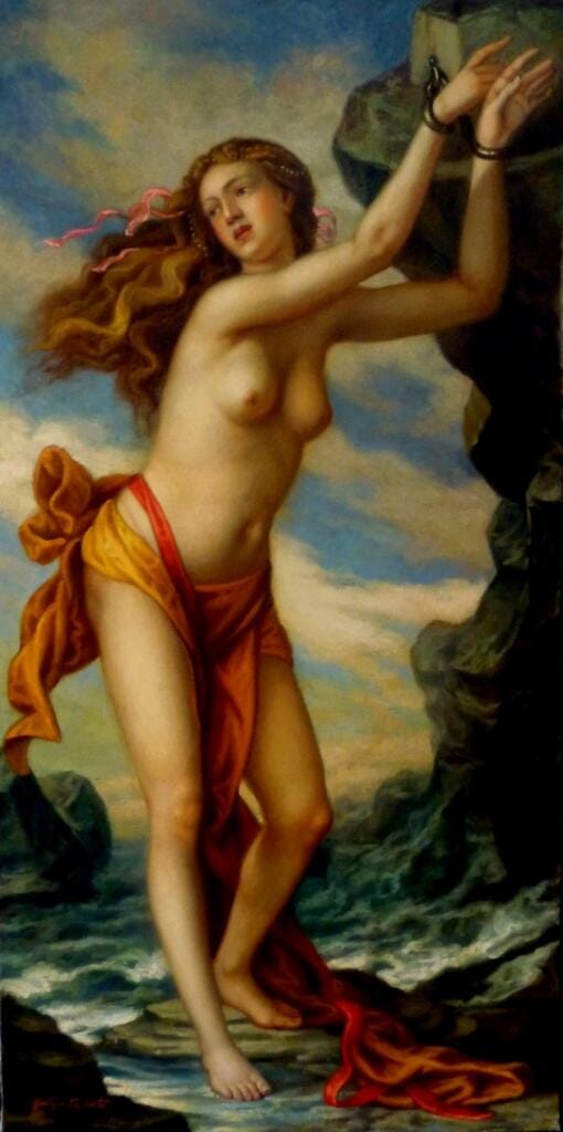 Andromeda: L'Icona della Bellezza e del Sacrificio