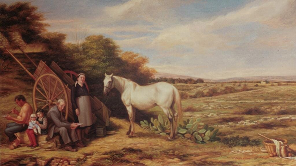 Il riposo nella campagna pugliese - Giorgio Esposito