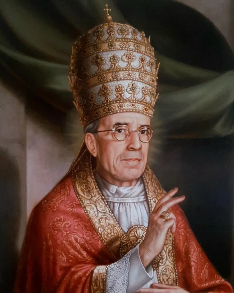 Ritratto di Pio XII -Giorgio Esposito - Particolare