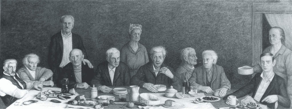 Ultima cena - olio su tela cm 120x280