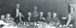 Ultima cena - olio su tela cm 120x280