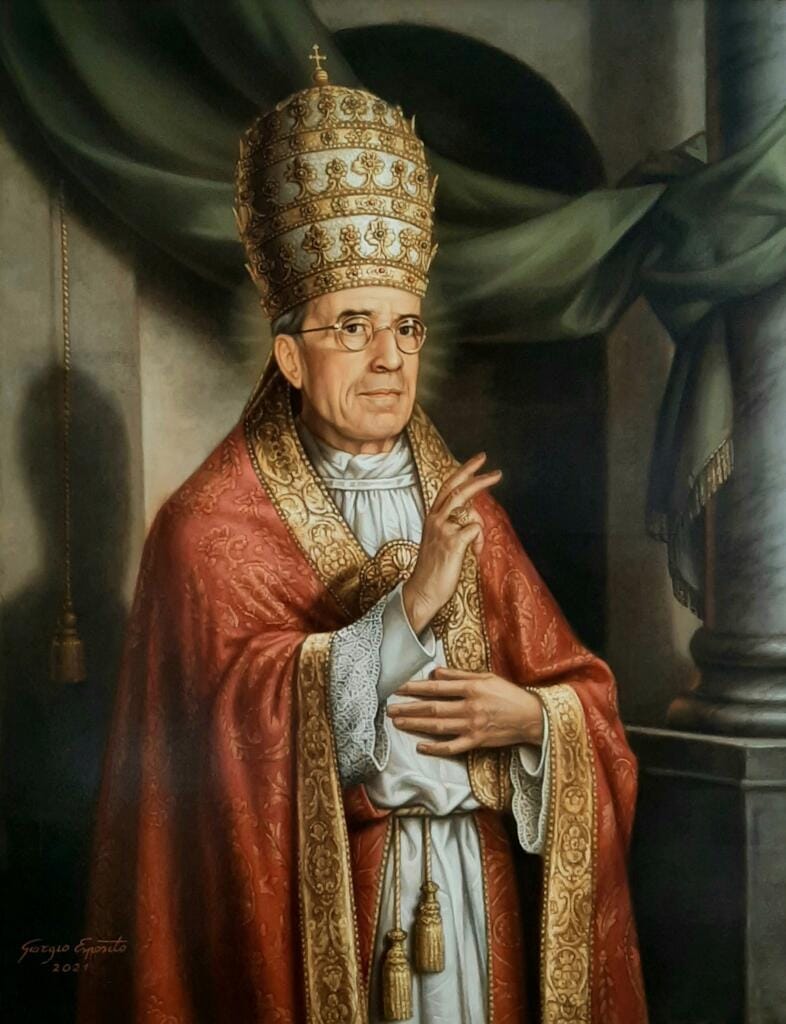 Ritratto di Pio XII - Giorgio Esposito