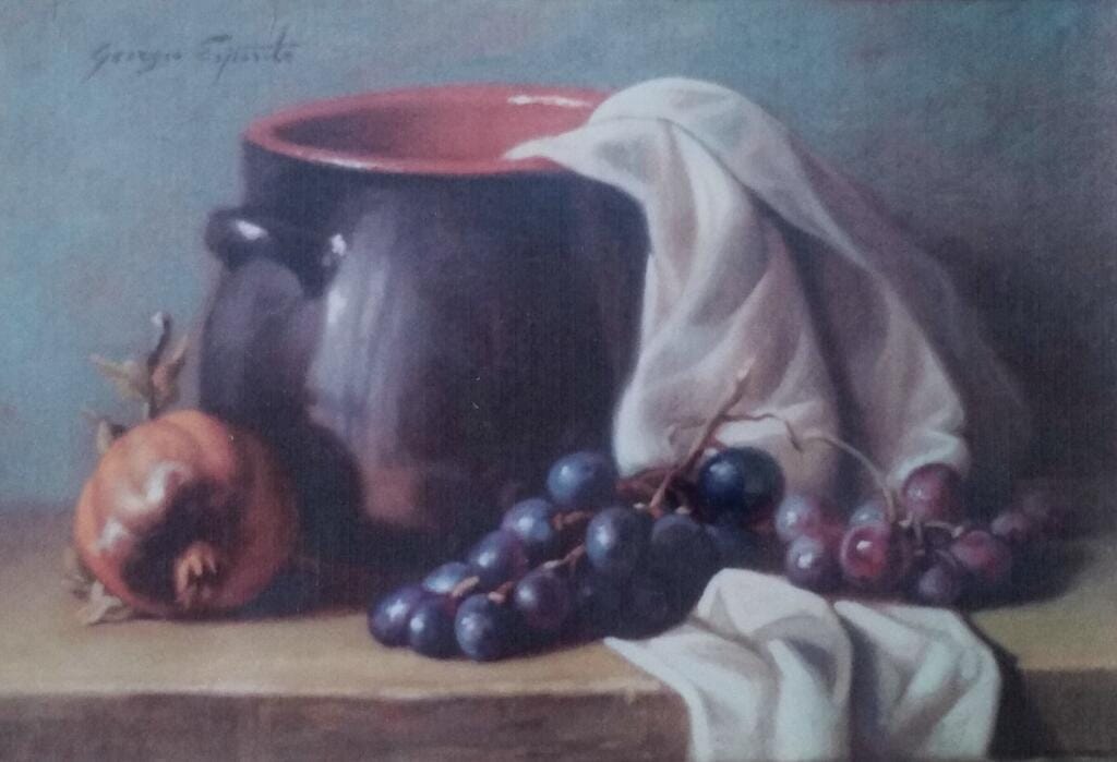 Natura Morta con Pignata e Frutta – Giorgio Esposito