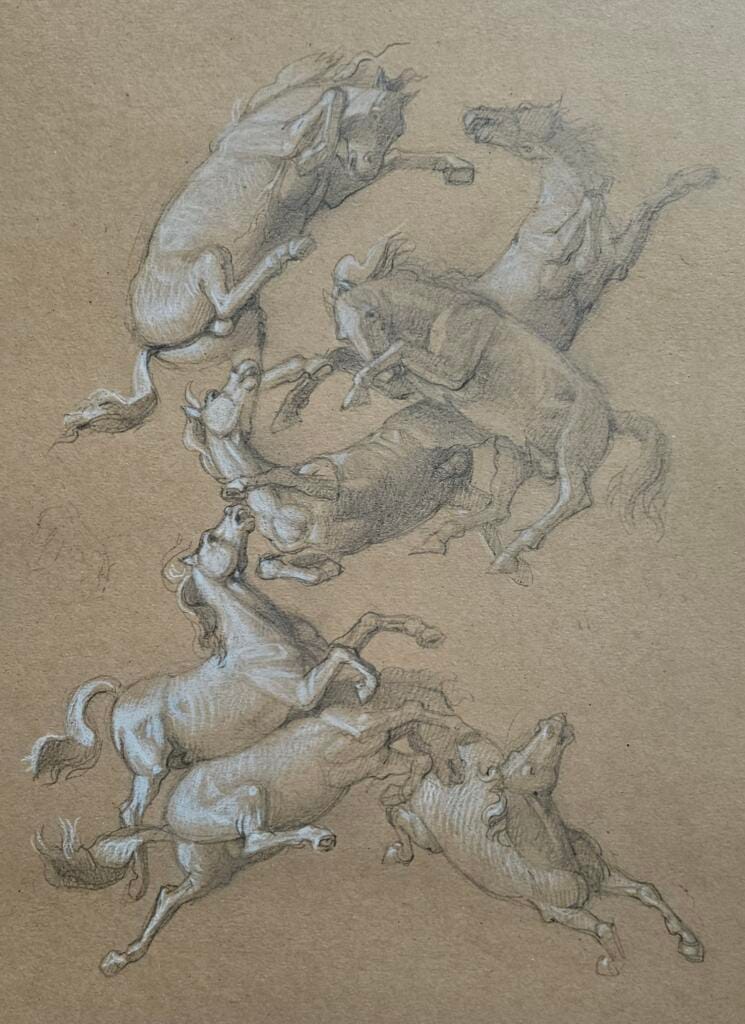 Cavalli che cadono – Giorgio Esposito