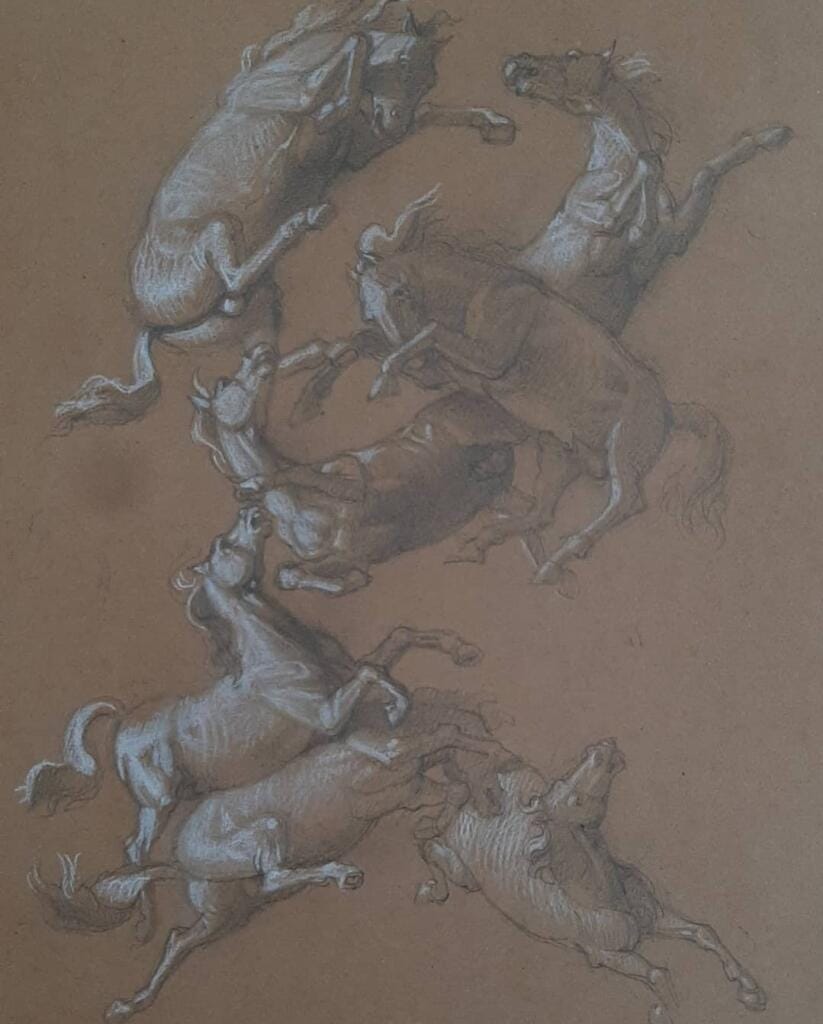 Composizione di cavalli – Giorgio Esposito