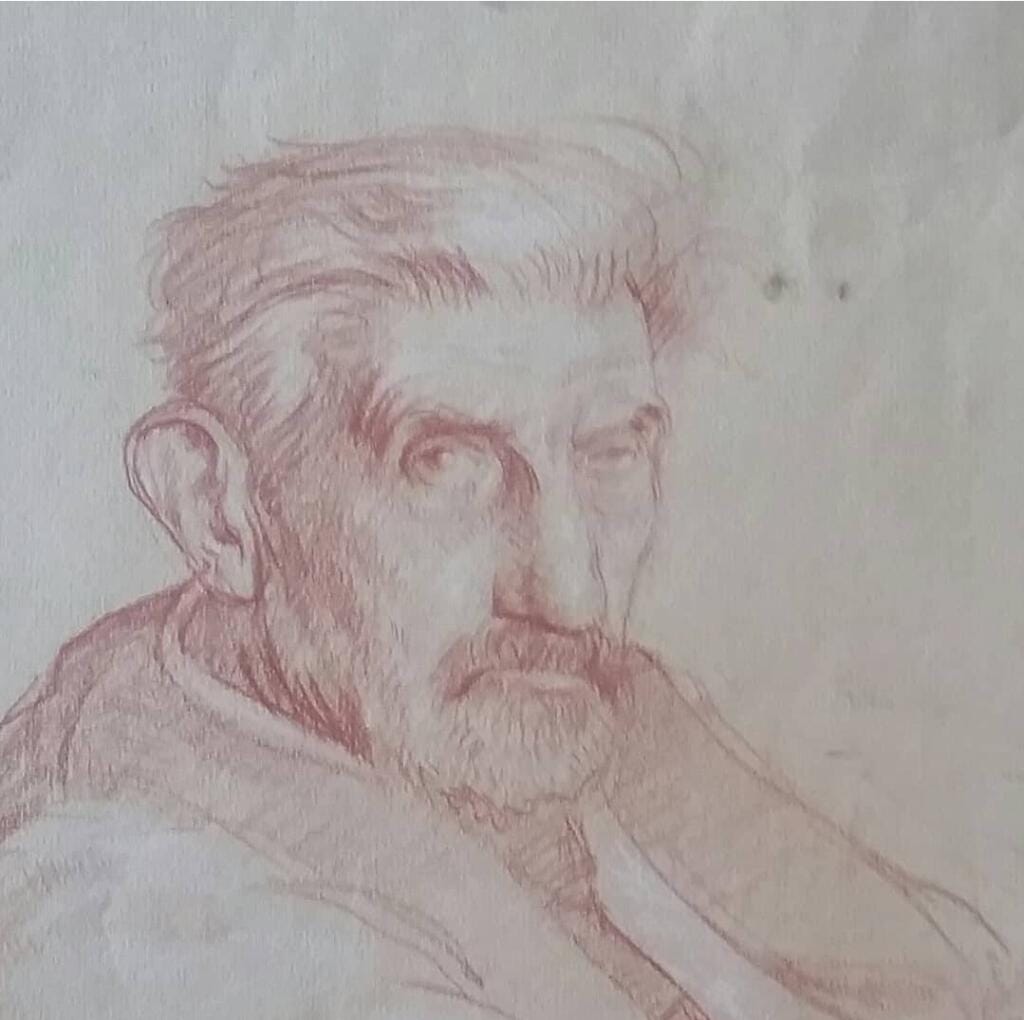 Il ferroviere - Bozzetto per Ultima Cena – Giorgio Esposito