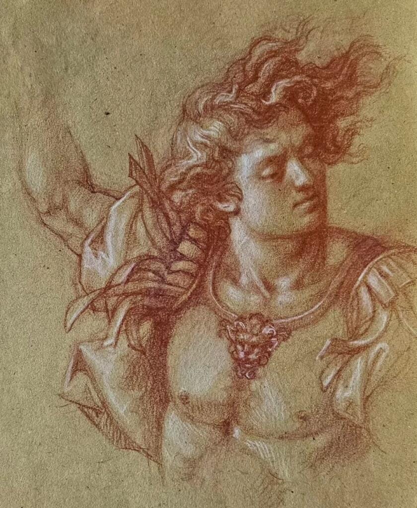 Studio busto - Bozzetto per San Michele Arcangelo – Giorgio Esposito