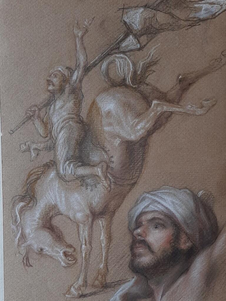 Studio dettaglio per la battaglia d'oriente – Giorgio Esposito