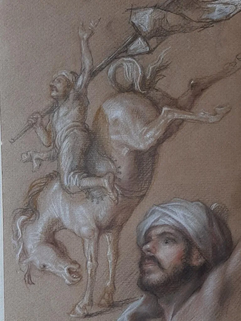 Studio dettaglio per la battaglia d'oriente – Giorgio Esposito