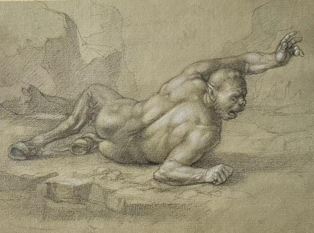 Studio di demonio - Bozzetto per San Michele Arcangelo – Giorgio Esposito