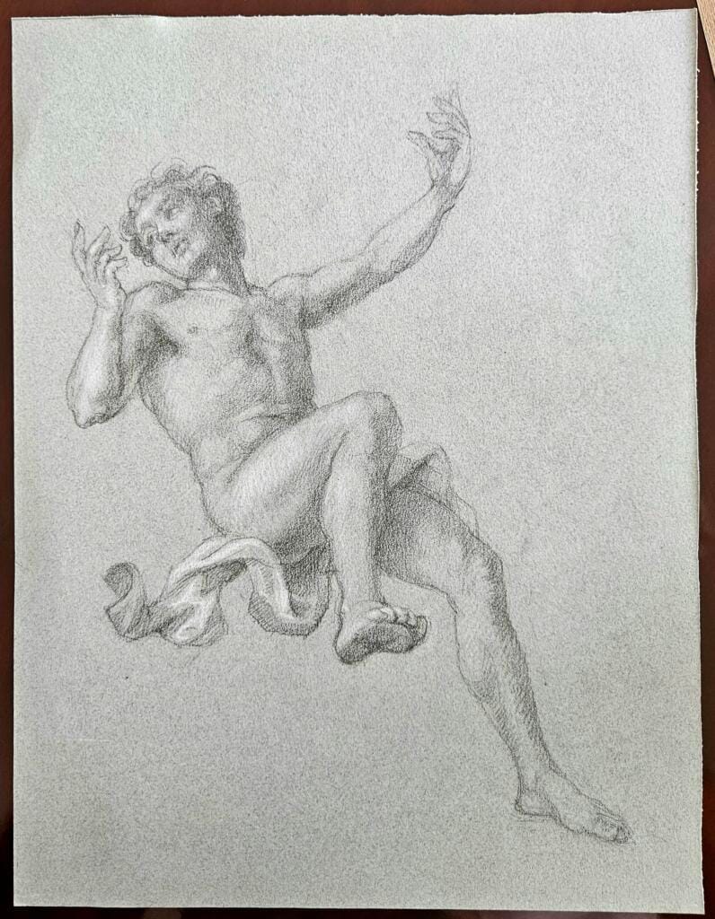 Studio di nudo cadente – Giorgio Esposito