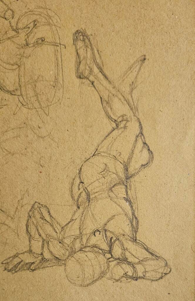 Studio di uomo caduto – Giorgio Esposito