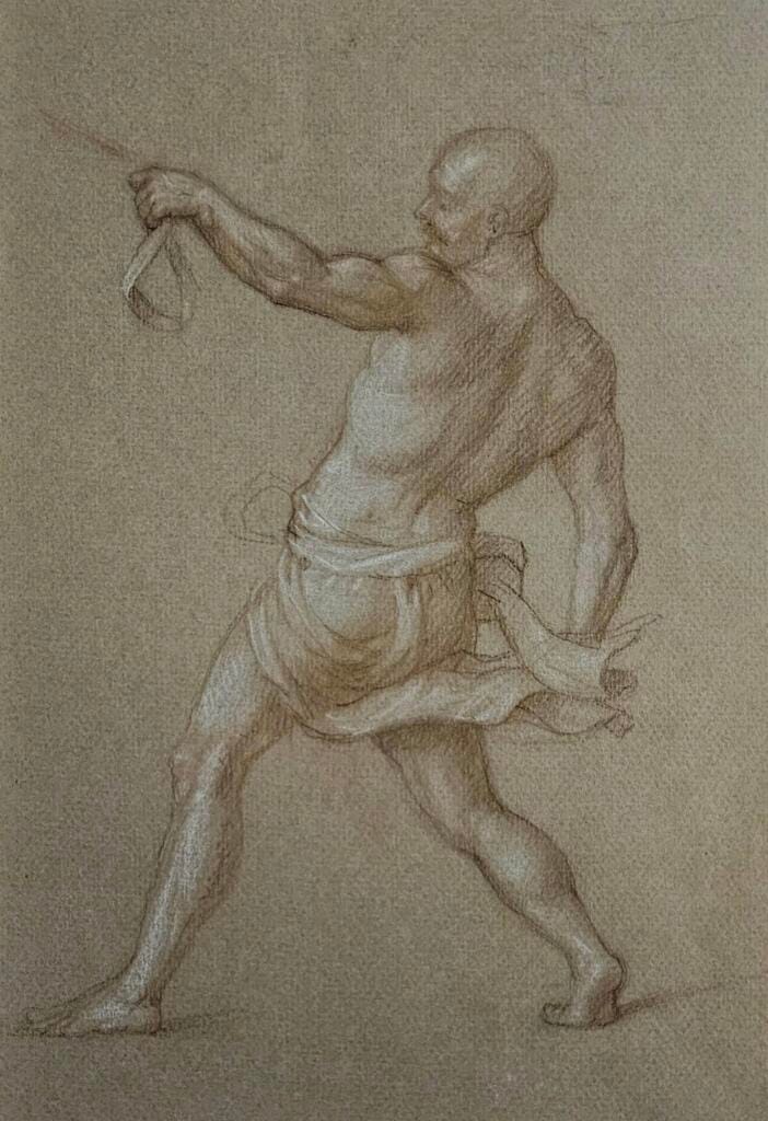 Studio uomo - Bozzetto per la passione domata – Giorgio Esposito