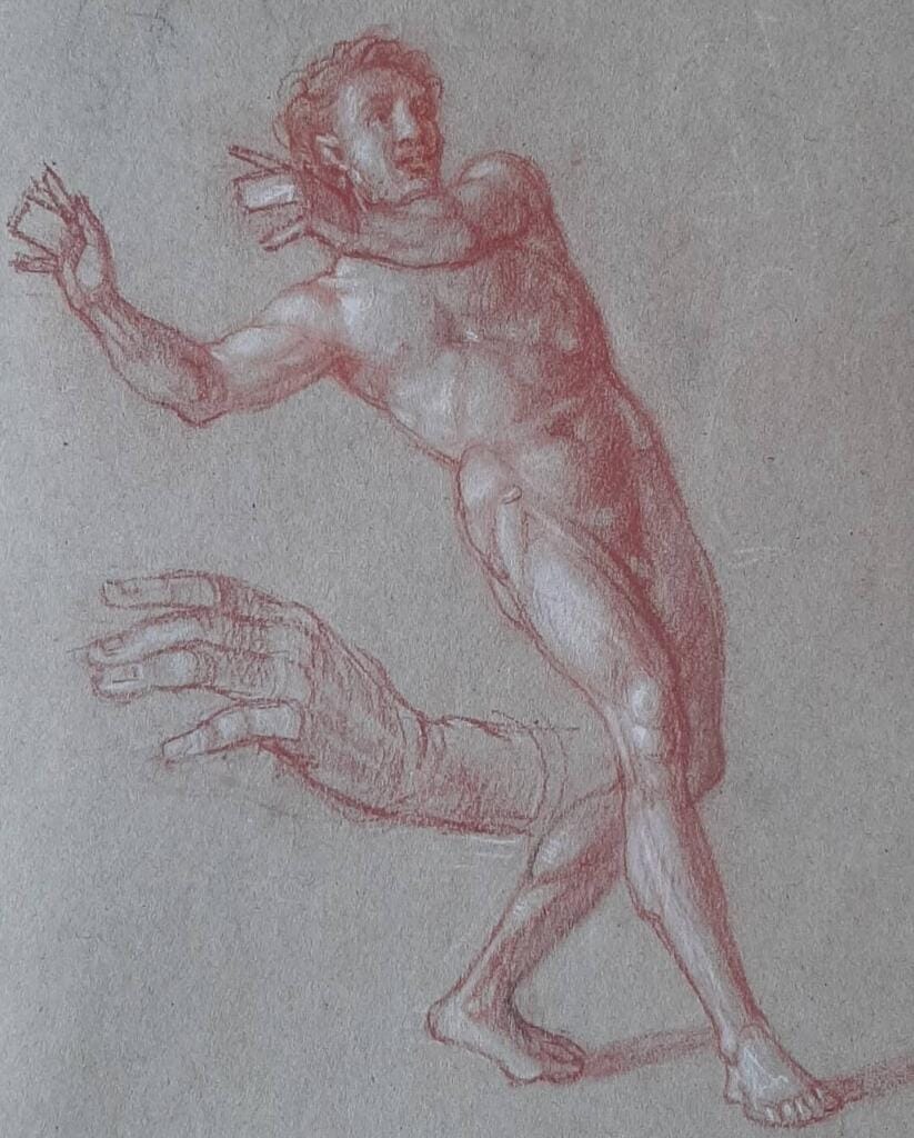 Studio uomo per Sant'Antonio Abate – Giorgio Esposito