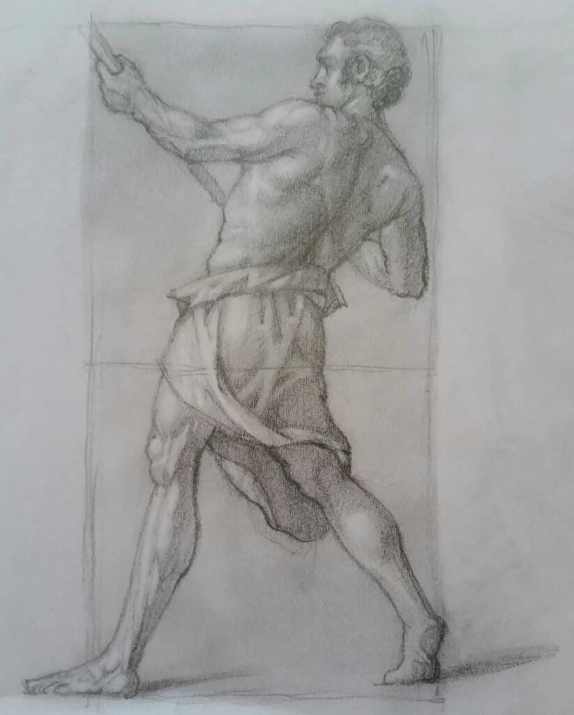 Uomo che tira una corda – Giorgio Esposito