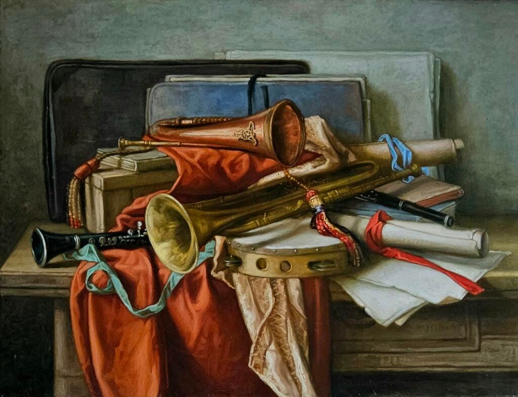 Natura morta con strumenti musicali – Giorgio Esposito