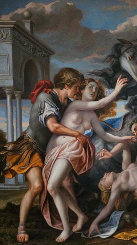Ratto delle Sabine – Giorgio Esposito - Particolare