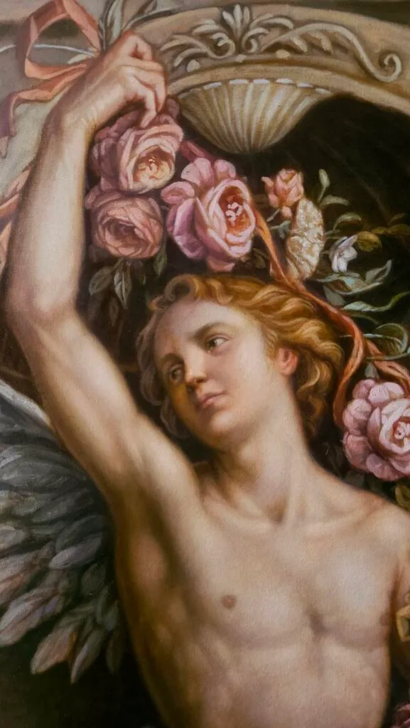 Angelo delle rose – Giorgio Esposito - Particolare