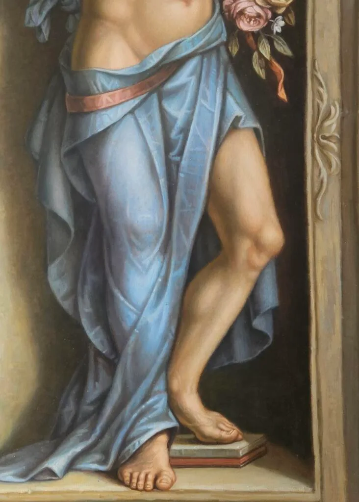 Angelo delle rose – Giorgio Esposito - Particolare