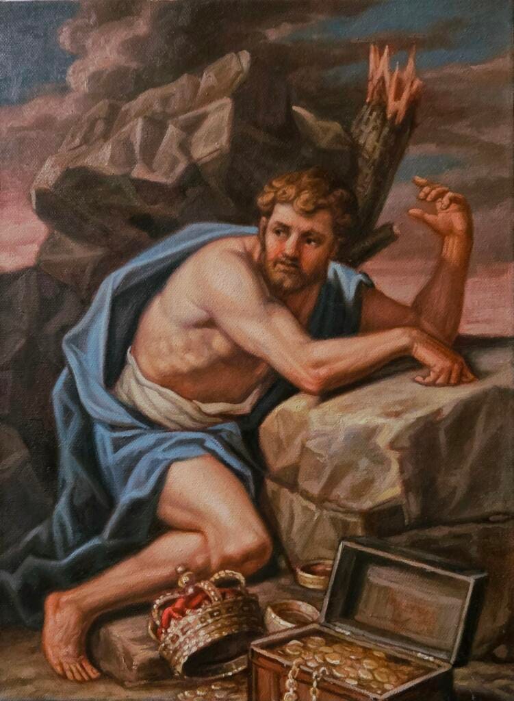 Bozzetto per la caduta dei giganti – Giorgio Esposito