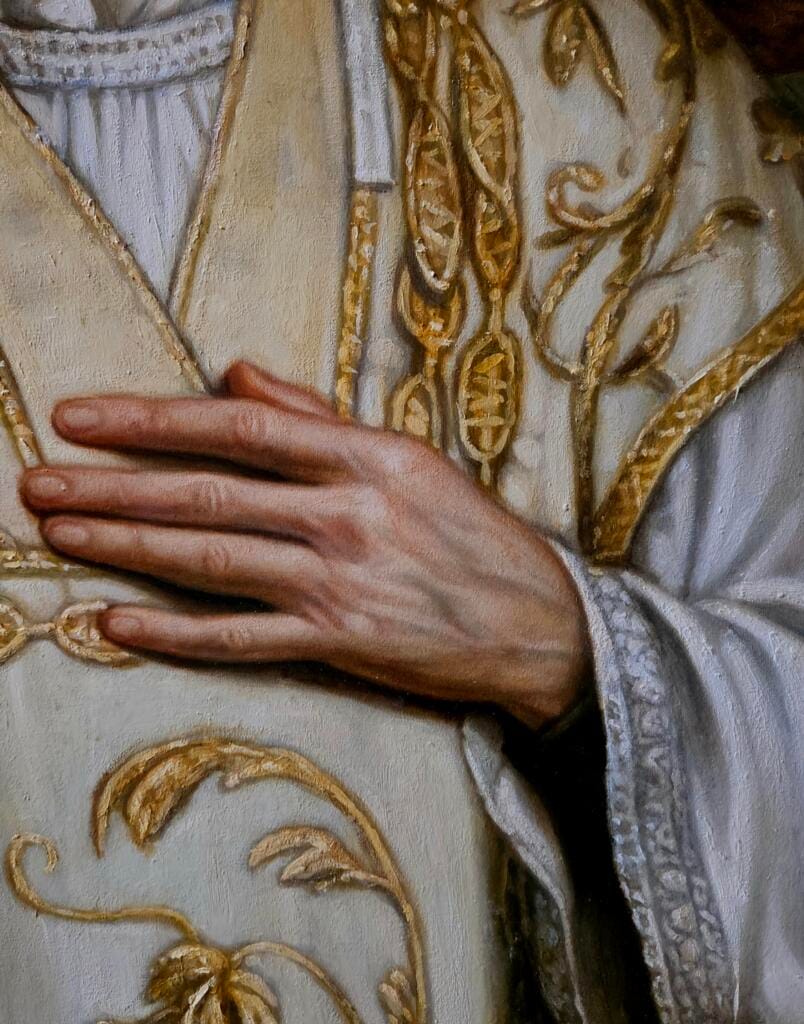Ritratto del Beato Carmine De Palma – Giorgio Esposito - Particolare