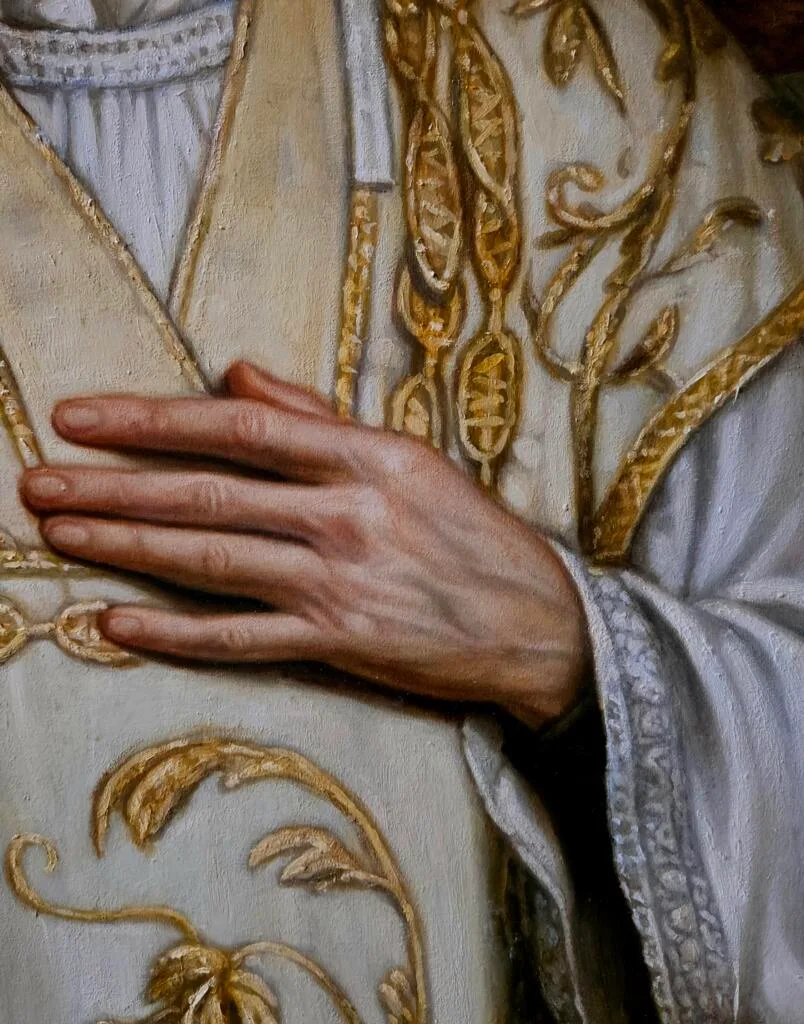 Ritratto del Beato Carmine De Palma – Giorgio Esposito - Particolare
